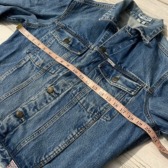 Guess Vintage Denim Jean Jacket Size Medium - Picture 11 of 12